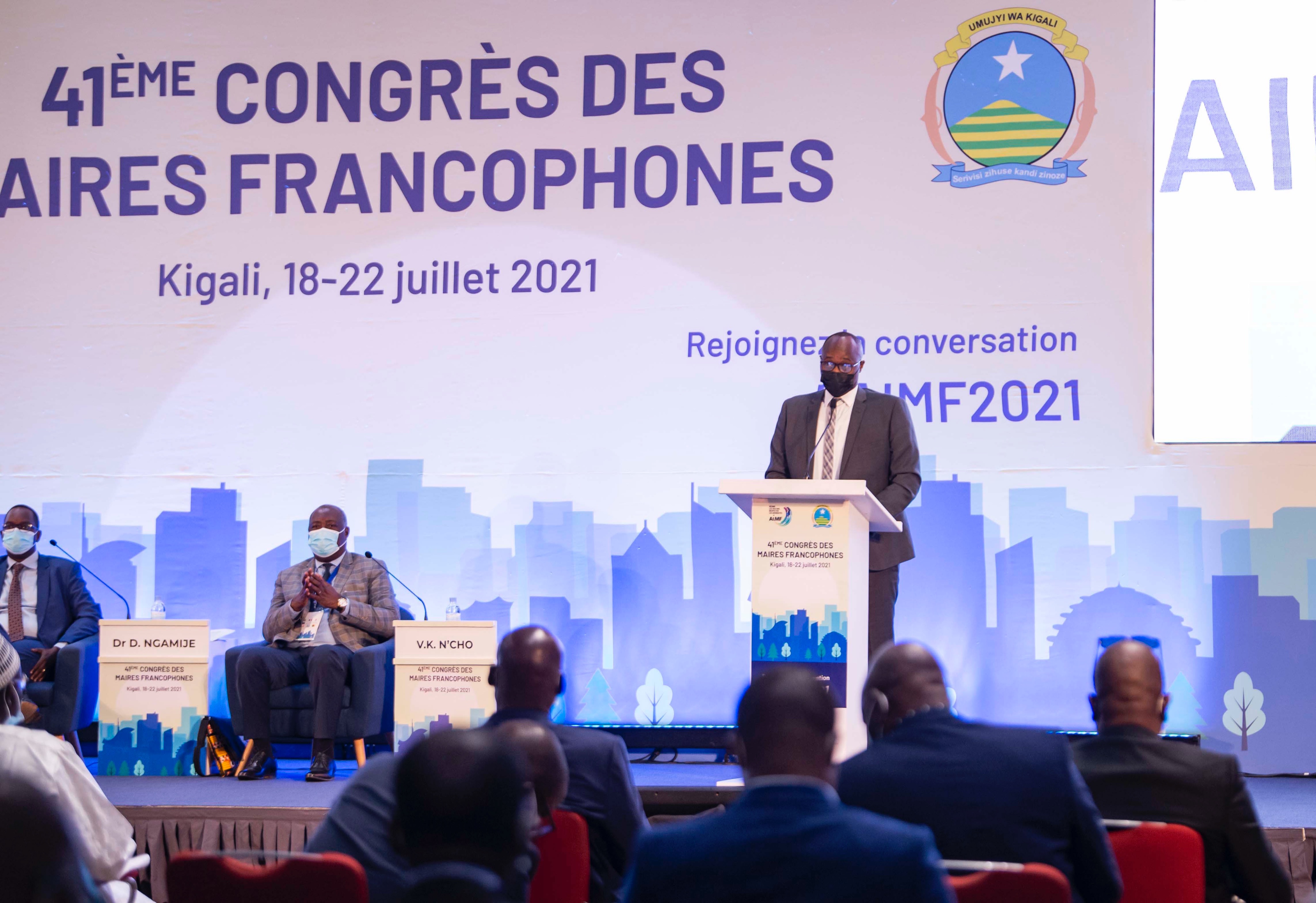 Le DAGL prend part au 41ème Congrès de l’Association Internationale des Maires Francophones à Kigali