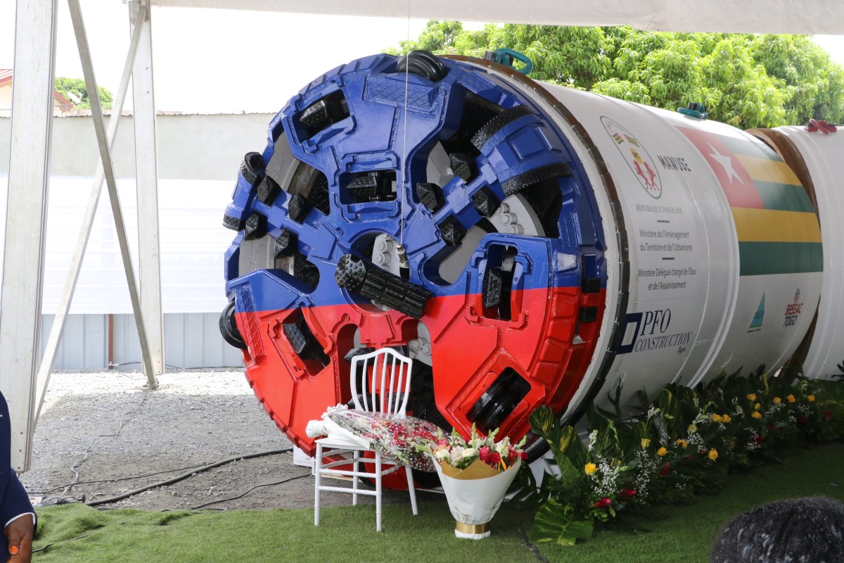 Réponse aux problèmes d’inondations dans le Grand Lomé : l’entrée en scène du micro-tunnelier « Mawuse »